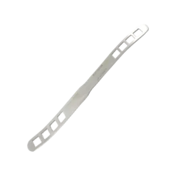 Abaisse-langue de Bruenings fenêtré en inox