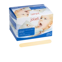 Abaisse-langues en bois Joleti pour enfants (boite de 250)