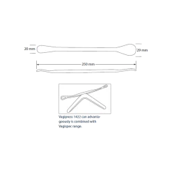Abaisseur de paroi vaginale Vagipress Massive (boite de 100)
