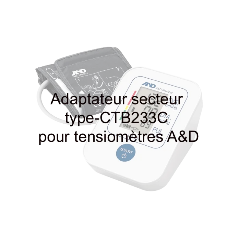 Adaptateur secteur type-C TB233C pour tensiomètres A&D