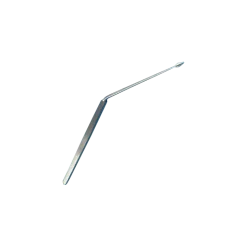 Aiguille Politzer de paracentèse coudée - 17 cm