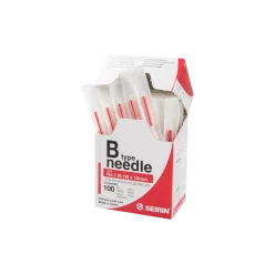 Aiguilles d'acupuncture stériles Seirin Type B - sans tube guide (boîte de 100)