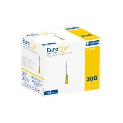 Aiguilles Hypodermie Phlébologie Eurofine 30G Jaune (Boîte de 100)
