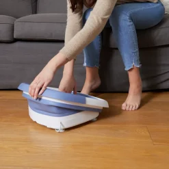 Appareil de balnéothérapie chauffant et pliable pour les pieds Heat & Fold Spa
