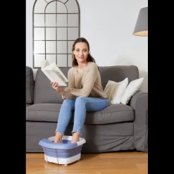 Appareil de balnéothérapie chauffant et pliable pour les pieds Heat & Fold Spa