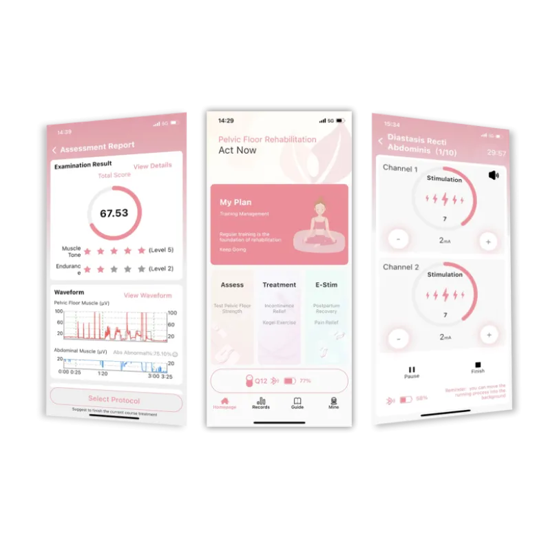 Appareil de rééducation avec biofeedback sur smartphone EDAN Q12