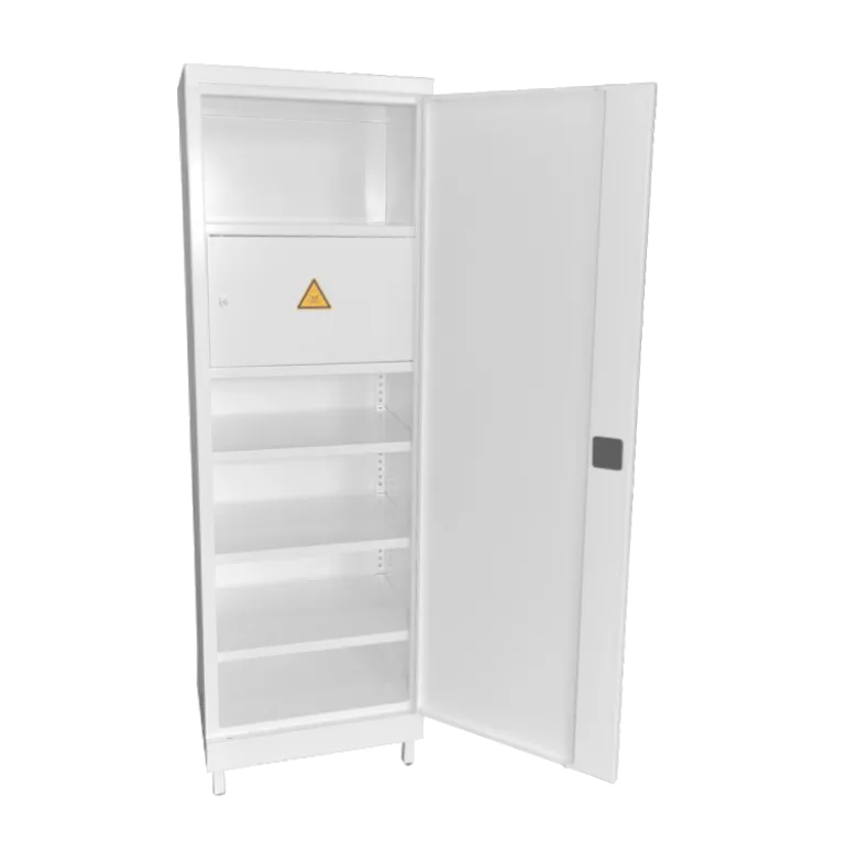 Armoire 1 porte avec coffre à toxiques Vog Medical