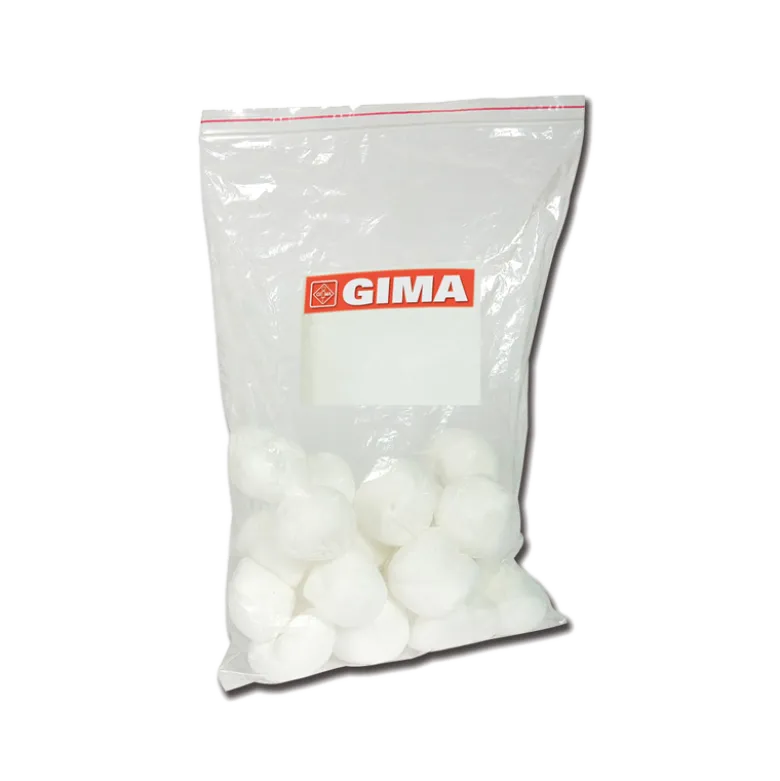 Balles de gaze de coton rondes non-tissées (lot de 1000)