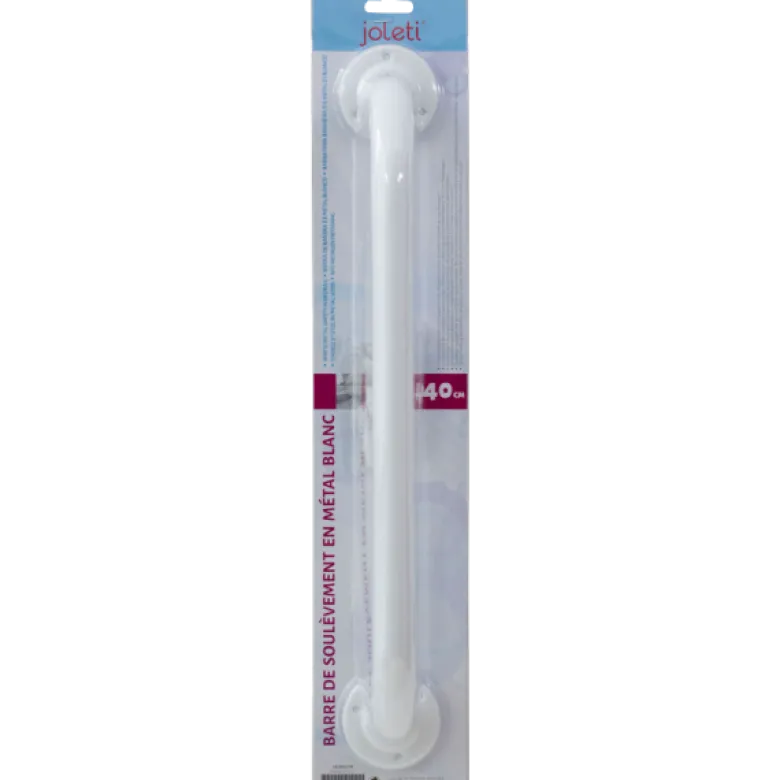 Barre d'appui droite Joleti en acier - 40 cm