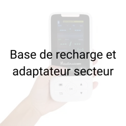 Base de recharge et adaptateur secteur pour moniteur Vitalimate Mini