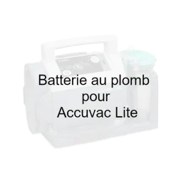 Batterie au plomb pour Weinmann Accuvac Lite