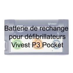 Batterie de rechange pour défibrillateurs Vivest P3 Pocket