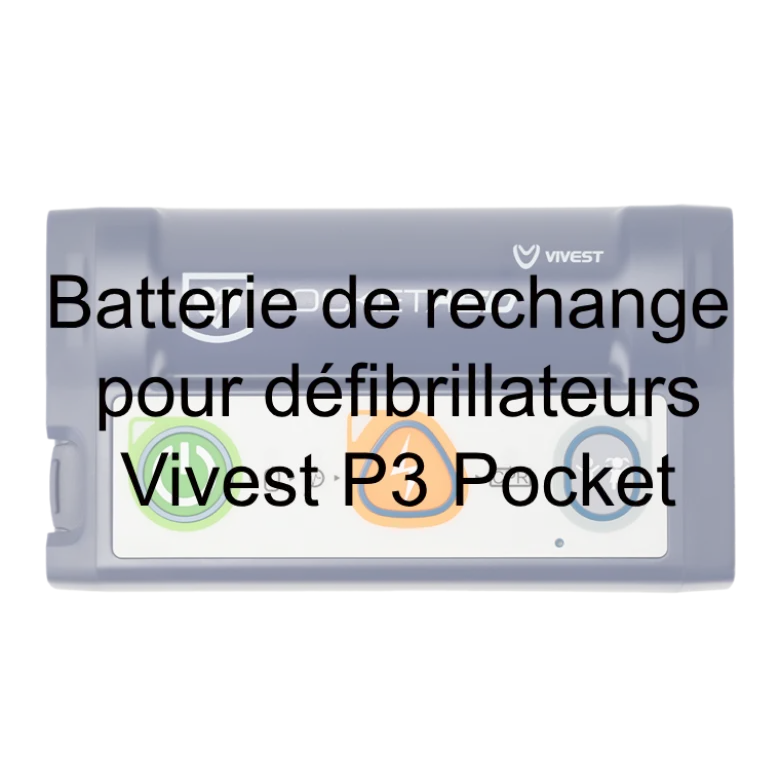 Batterie de rechange pour défibrillateurs Vivest P3 Pocket