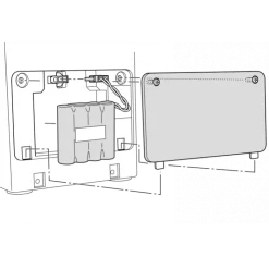 Batterie de rechange pour tensiomètre Omron 907