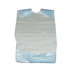 Bavoir de protection pour adulte à usage unique (Boîte de 100)
