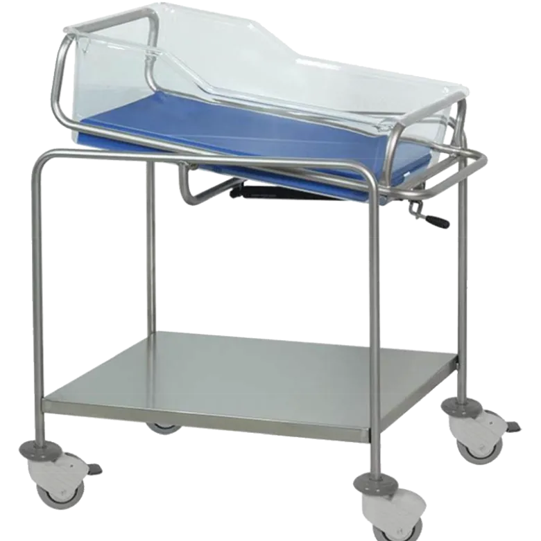 Berceau médical avec système de trendelenburg avec matelas