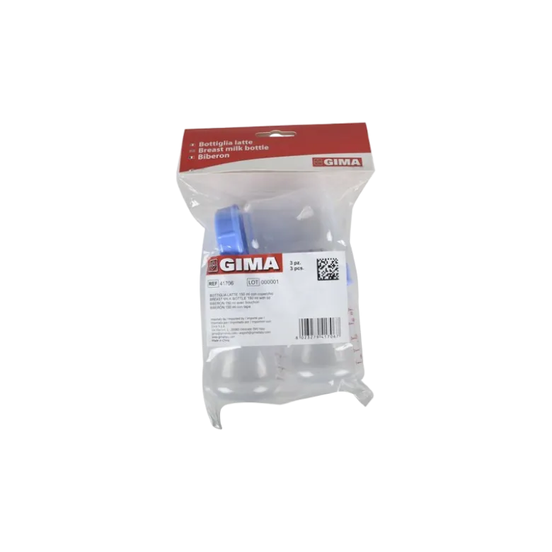 Biberons de rechange pour tire-lait Gima (lot de 3)