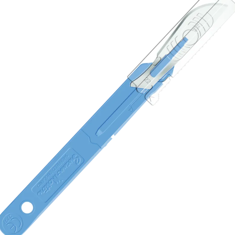 Bistouris sécurisés à capuchons rétractables stériles Swann Morton (boite de 10)