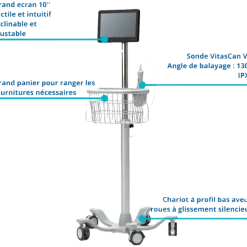 Bladder scanner / Scanner vésical avec pied à roulettes VitaScan cVue