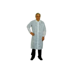 Blouses de protection Profilab blanches (carton de 50)