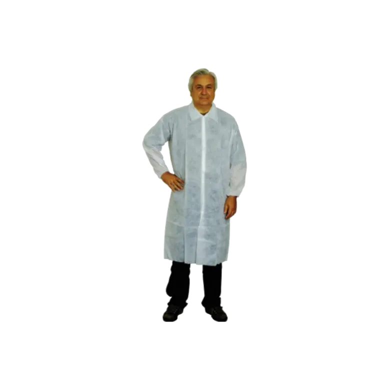 Blouses de protection Profilab blanches (carton de 50)