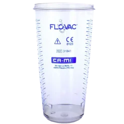 Bocal réutilisable pour poche de collecte jetable 2L Flovac