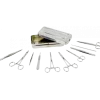 Boite de petite chirurgie complète en inox avec instruments Holtex
