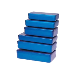 Boite de stérilisation en aluminium pour instruments - Coloris bleu