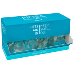 Bouchons de nez anti-odeur au menthol NOSA