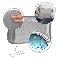 Bouillotte électrique rechargeable Lanaform chauffe-mains
