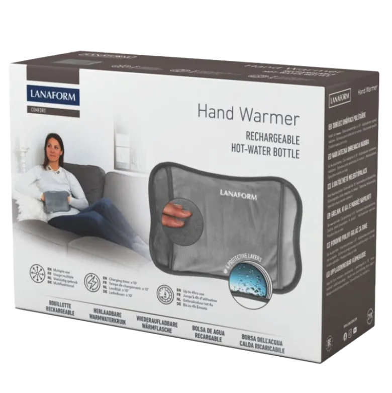Bouillotte électrique rechargeable Lanaform chauffe-mains