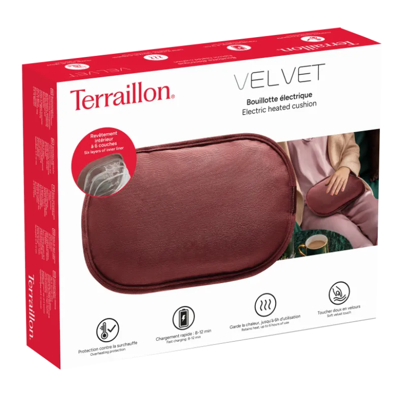 Bouillotte électrique Terraillon Velvet