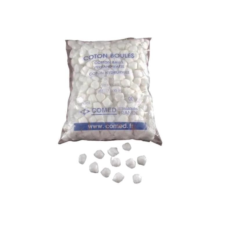 Boules de coton hydrophile Comed (sachet de 700)