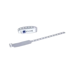 Bracelet d'identification patient avec étiquette à insérer (boite de 500)
