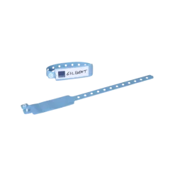 Bracelet d'identification patient avec étiquette à insérer (boite de 500)