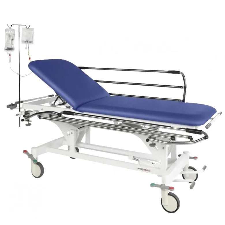 Brancard hydraulique 2 plans Ecopostural C3701T15 (1 moteur) + Tabouret et housse offerts
