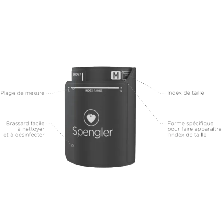 Brassard pour tensiomètre manopoire Spengler Mobi