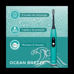 Brosse à dents électrique sonique SC 50 Green Planet - 5 modes de brossage