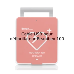 Cable USB pour défibrillateur Reanibex 100