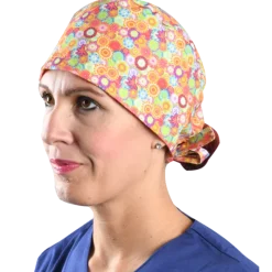 Calot chirurgical à motif en coton