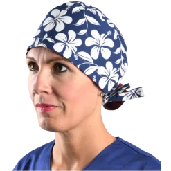 Calot chirurgical à motif en coton