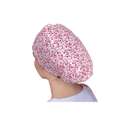Calot chirurgical à motifs adapté aux cheveux courts ou longs