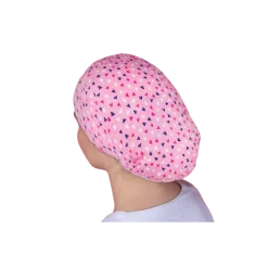 Calot chirurgical à motifs adapté aux cheveux courts ou longs