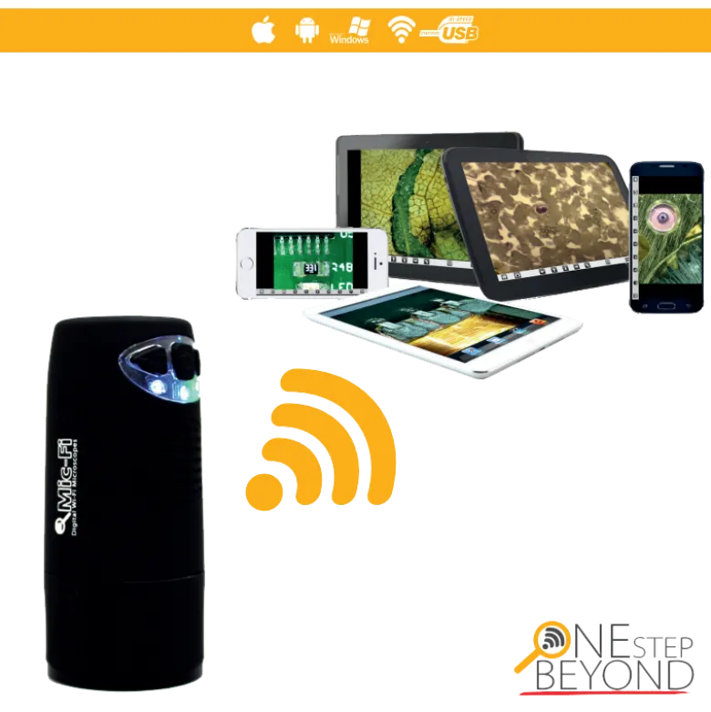 Caméra MIC Wi-Fi & USB (C-mount) pour endoscopes et microscopes