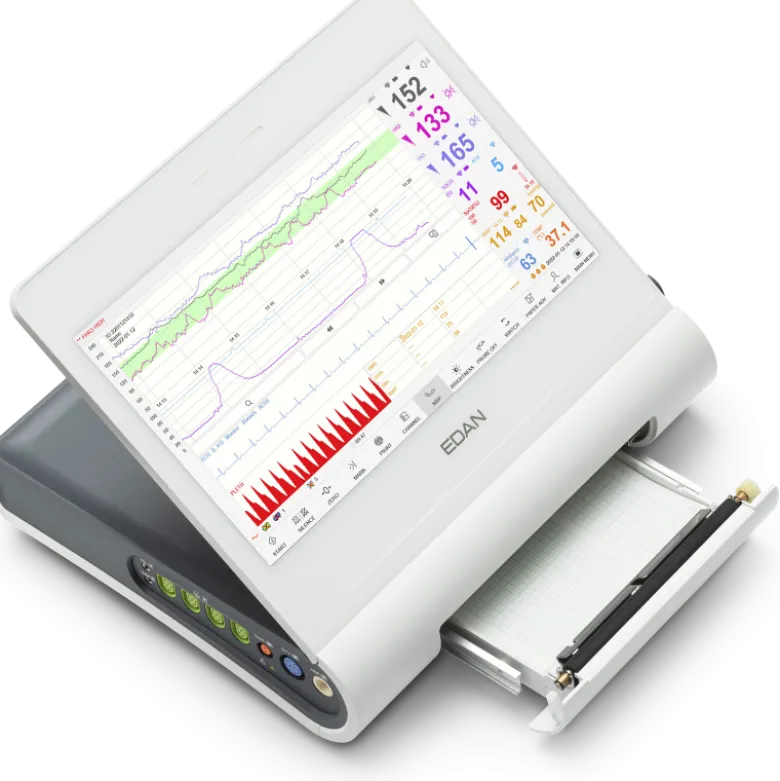 Cardiotocographe / Moniteur foetal gémellaire Edan F12 + VCT