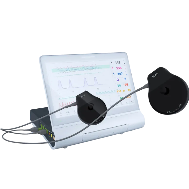 Cardiotocographe / Moniteur foetal gémellaire Edan F12 + VCT