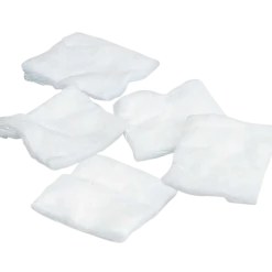 Carrés de coton hydrophile 5 x 5 cm (sachet de 500)