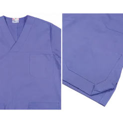 Casaque unisexe en coton Gima (bleu indigo)