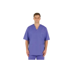 Casaque unisexe en coton Gima (bleu indigo)