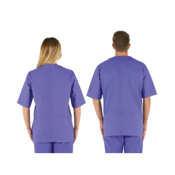 Casaque unisexe en coton Gima (bleu indigo)